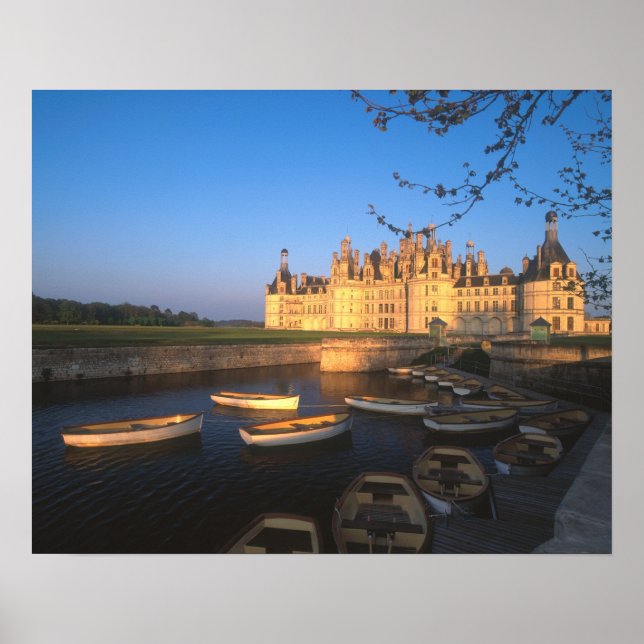 Chambord Chateau, Loire Valley, Loir-et-Cher Poster (Framsidan)
