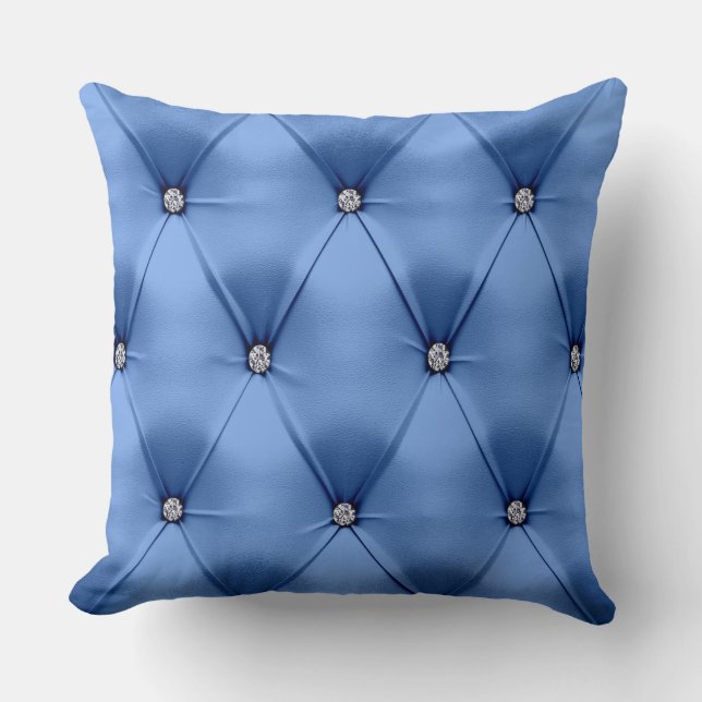 Chambray Blue BeSnygg Diamond Truffle Pillows Kudde (Framsida)