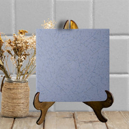 Chambray Blue Crackled Glaze Simple Modern Struktu Kakelplatta