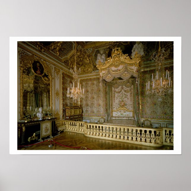 Chambre de la Reine (drottningens sovrum) (foto) Poster (Framsidan)