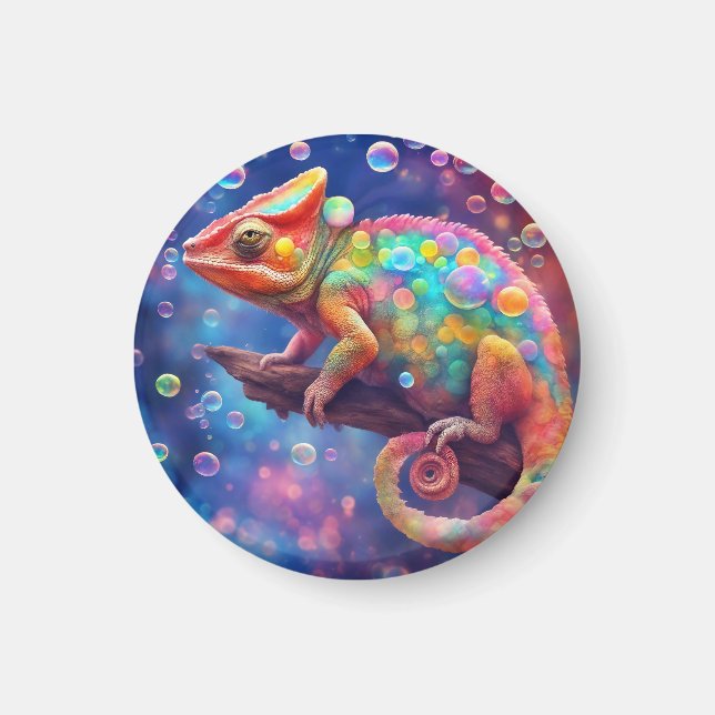Chameleon 2-bubblor magnet (Framsidan)