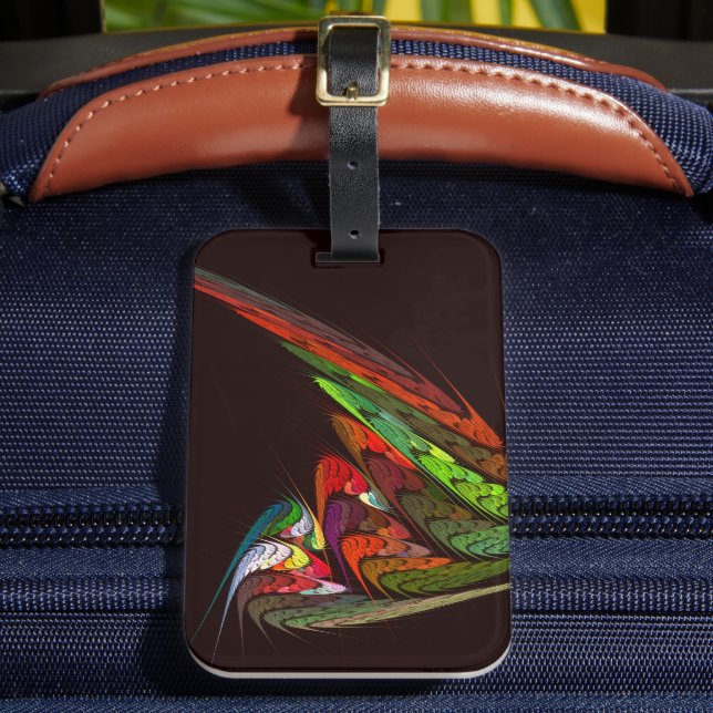 Chameleon Abstrakt Art Bagagebricka (Framsida Insitu 2)