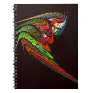 Chameleon Abstrakt Art-bärbar dator Anteckningsbok Med Spiral