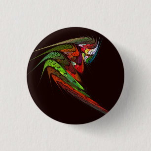 Chameleon Abstrakt Art Button (runda) Knapp