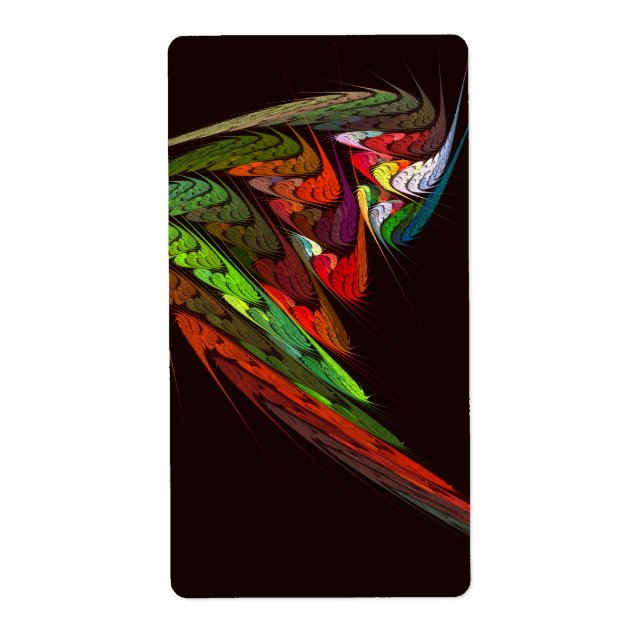Chameleon Abstrakt Art Fractal Fraktsedel (Framsidan)
