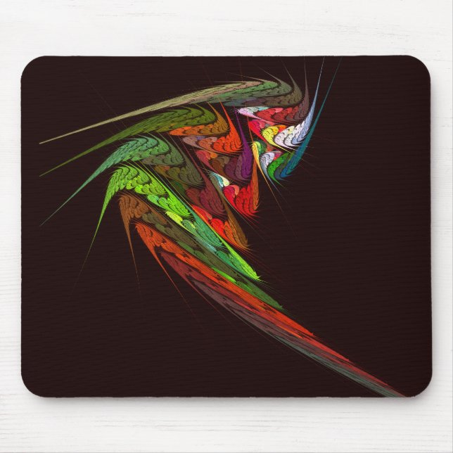 Chameleon Abstrakt Art Mousepad Musmatta (Framsidan)