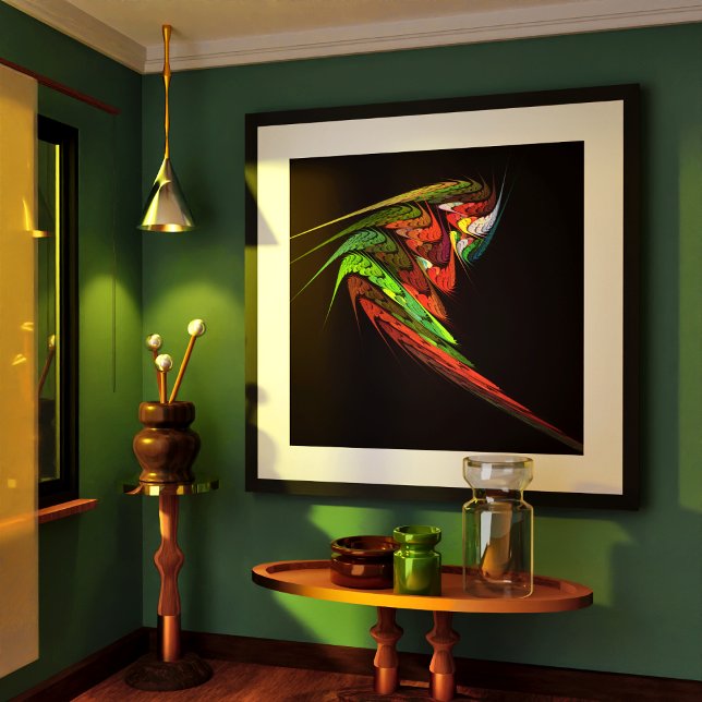 Chameleon Abstrakt Art Poster (Chameleon Abstract Art Poster)