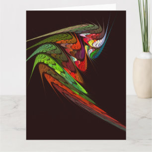 Chameleon Abstrakt Art Tack Kort