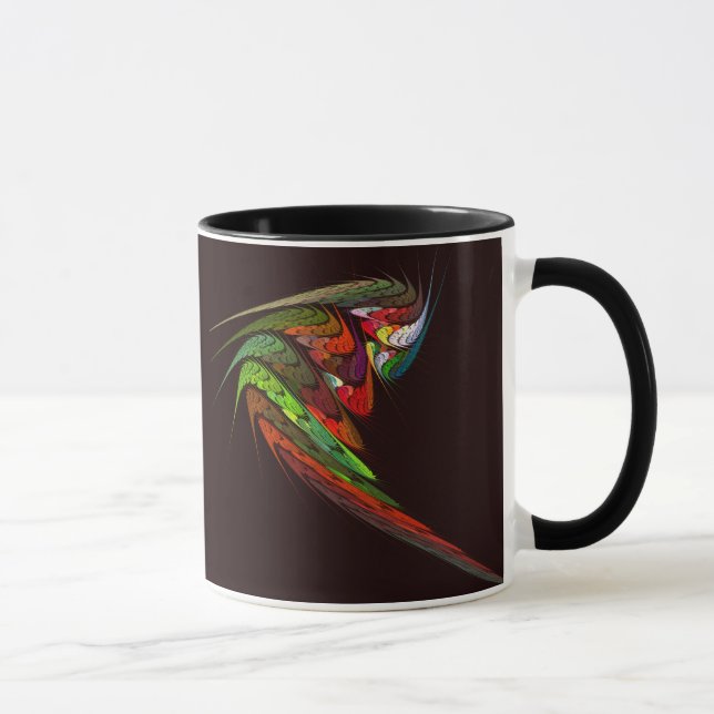 Chameleon Abstrakt Coffee Mugg (Höger)