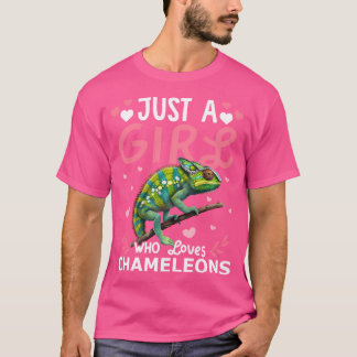 Chameleon Älskare är bara en flicka som Kärlek Cha T Shirt