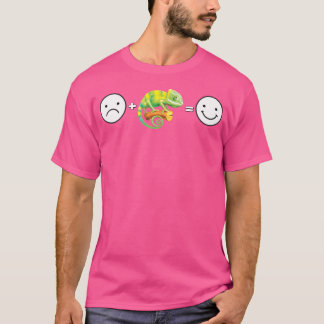 Chameleon Älskare Hapyy och Smile med Chameleon T Shirt
