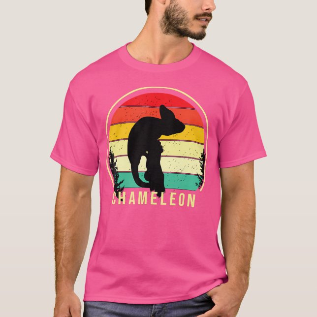 Chameleon Art s Chameleons T Shirt (Framsida)