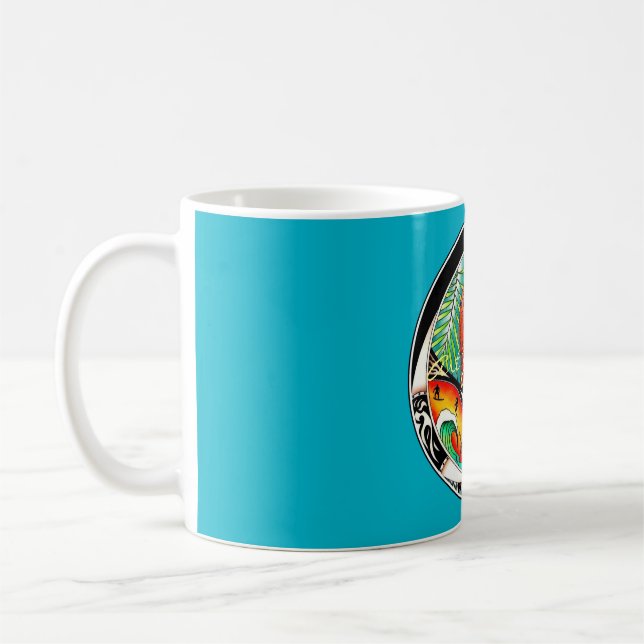 Chameleon Art Teckning Kaffemugg (Vänster)