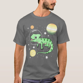Chameleon Astronaut Genderflor Pride  T Shirt