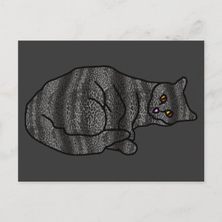 Chameleon Cat Vykort