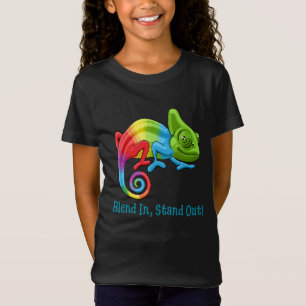 Chameleon Changing Färg T Shirt