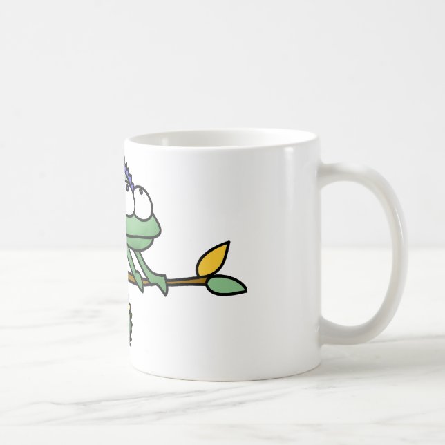 Chameleon Cute Funny Kaffemugg (Höger)