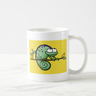 Chameleon Cute Funny Kaffemugg