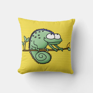 Chameleon Cute Funny Kudde