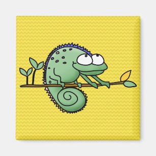 Chameleon Cute Funny Magnet