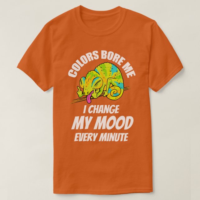 Chameleon Färg är på väg 2 T Shirt (Design framsida)