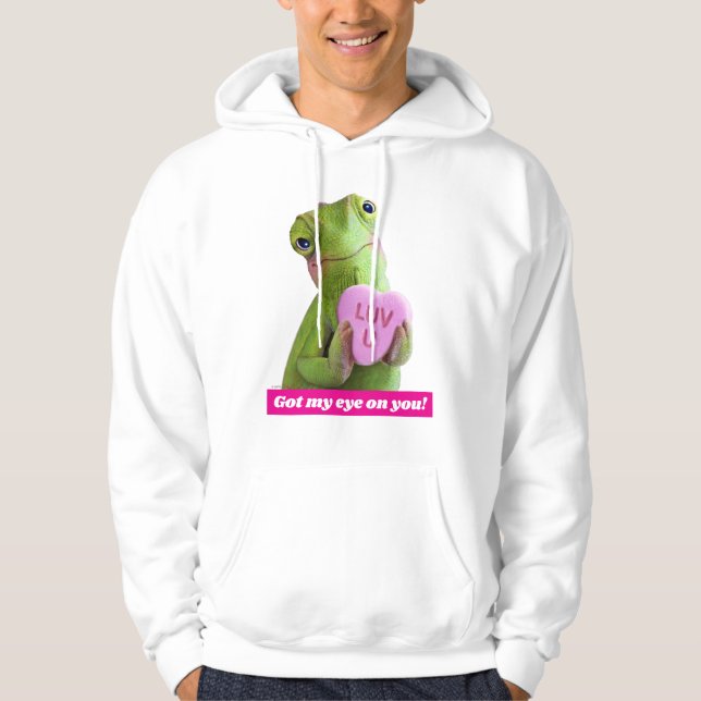 Chameleon Heart (Luv U) Hoodie (Framsida)