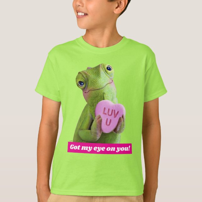 Chameleon Heart (Luv U) T Shirt (Framsida)