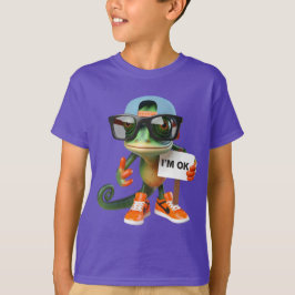 Chameleon i Orange Sneakers T Shirt