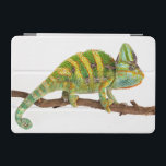 Chameleon iPad Mini Skydd<br><div class="desc">Ett levande och skarpt fotografi av en grumpy tittar Chameleon.</div>