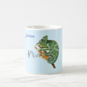 Chameleon Jazz Saxophone Music eget namn Kaffemugg