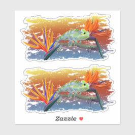 Chameleon klistermärken