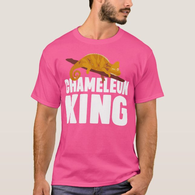 Chameleon Kung Chameleon T Shirt (Framsida)