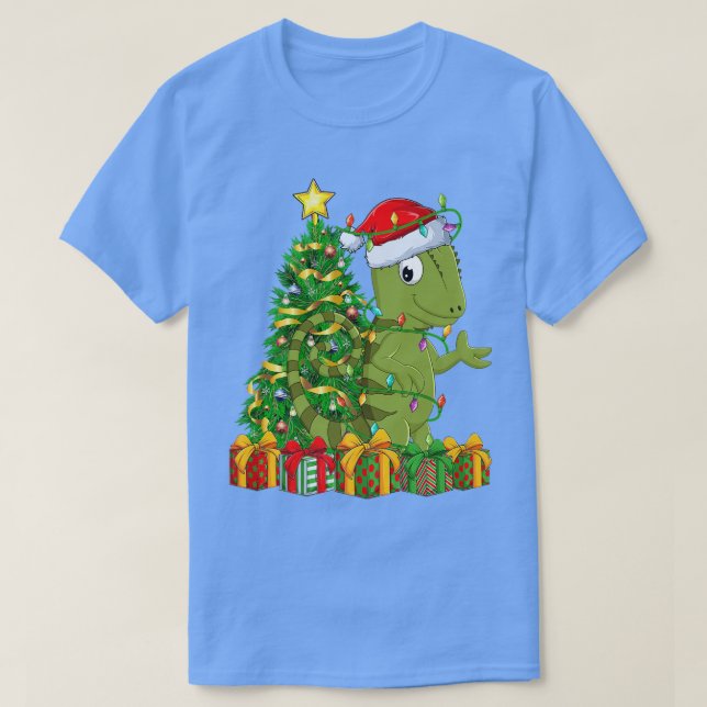 Chameleon Lighting Xmas Tree Matching Chameleon Ch T Shirt (Design framsida)