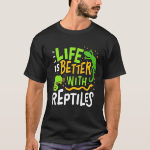 Chameleon Lizard Iguana Reptiles Terrarium T Shirt