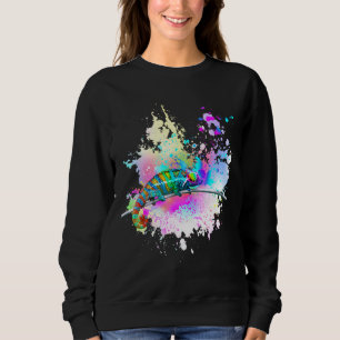 Chameleon Lizard Rainbow Heart Kärlek Glasses Sung T Shirt
