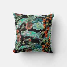 Chameleon och Succulent Pillow Kudde