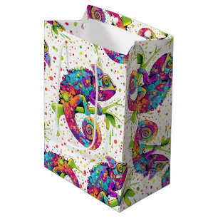 Chameleon Paint Stains Watercolor Stil