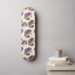 Chameleon Paint Stains Watercolor Stil Mini Skateboard Bräda 18,5 Cm<br><div class="desc">Chameleon Paint Stains Watercolor Stil bizarre surreal art. Original Vector Logotyp Illustration Copyright BluedarkArt.</div>