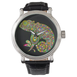 Chameleon Psychedelic Fantasy Armbandsur