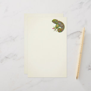 Chameleon Psychedelic Fantasy Brevpapper