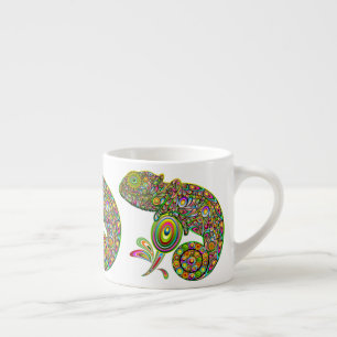 Chameleon Psychedelic Fantasy Espressomugg