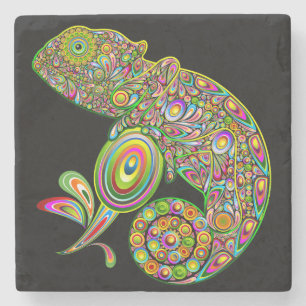 Chameleon Psychedelic Fantasy Stenunderlägg