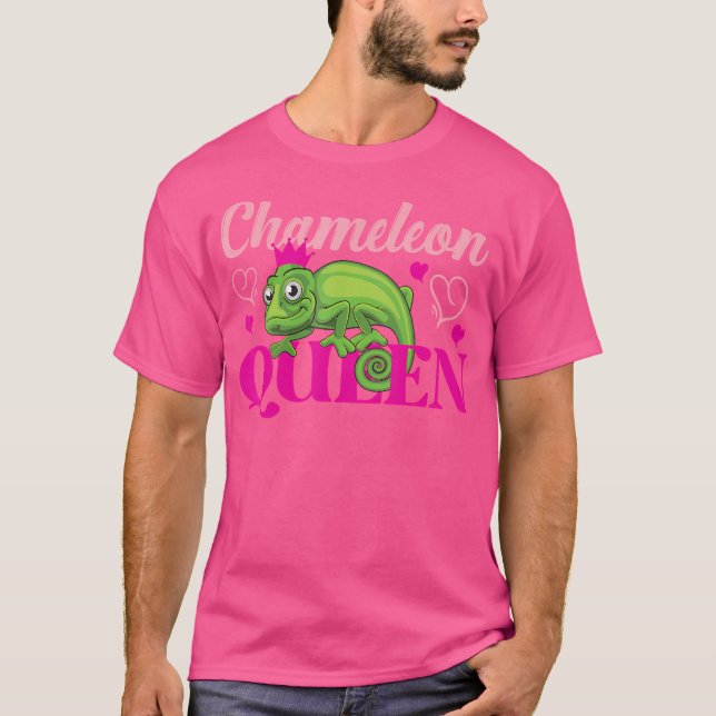 Chameleon Queen T Shirt (Framsida)