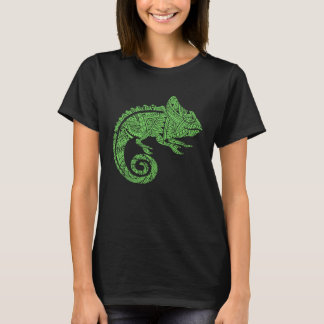 Chameleon Reptile Animal Aztec Maya Maori Tribal P T Shirt