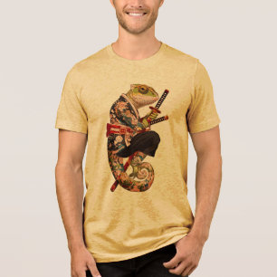 Chameleon Samurai – Tatuerad krigare med Katana T Shirt