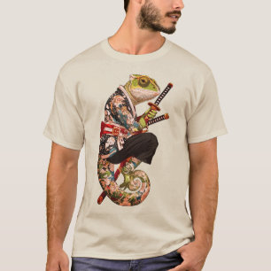 Chameleon Samurai – Tatuerad krigare med Katana T Shirt