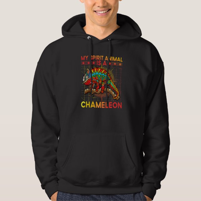 Chameleon Saying 8 Hoodie (Framsida)