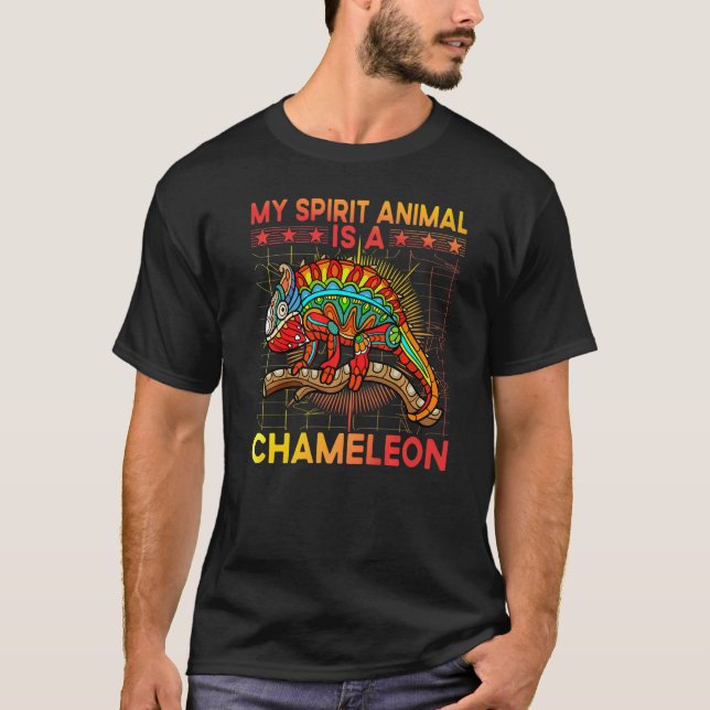 Chameleon Saying 8 T Shirt (Framsida)