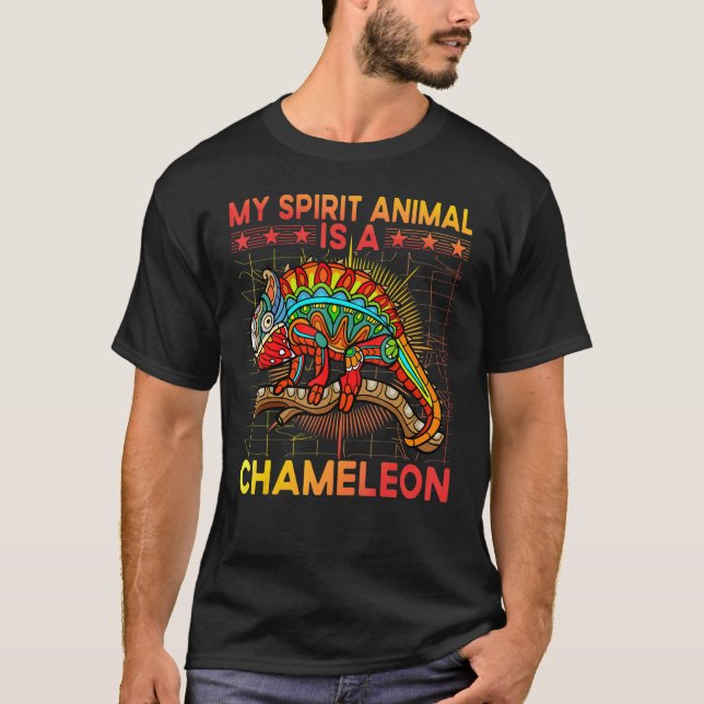 Chameleon  Saying 8 T Shirt (Framsida)