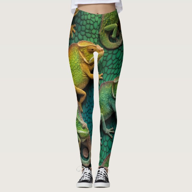 Chameleon skönhet leggings (Framsida)